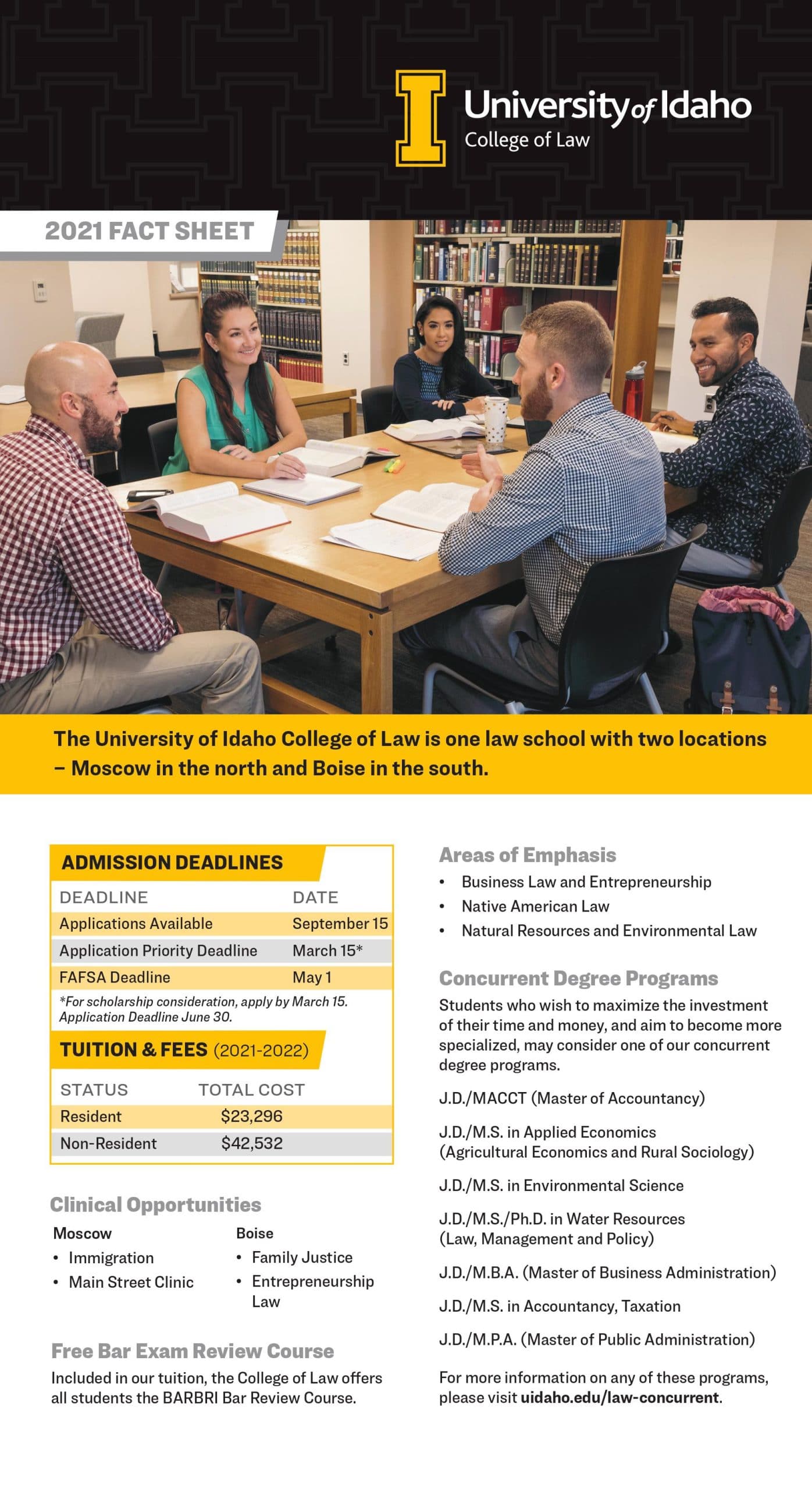 Law School Info A simplified database of all accredited law schools